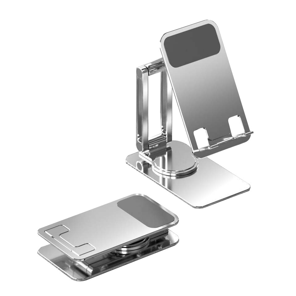 360 Degree Rotation Mobile Phone Holder Alloy Foldable For Desk