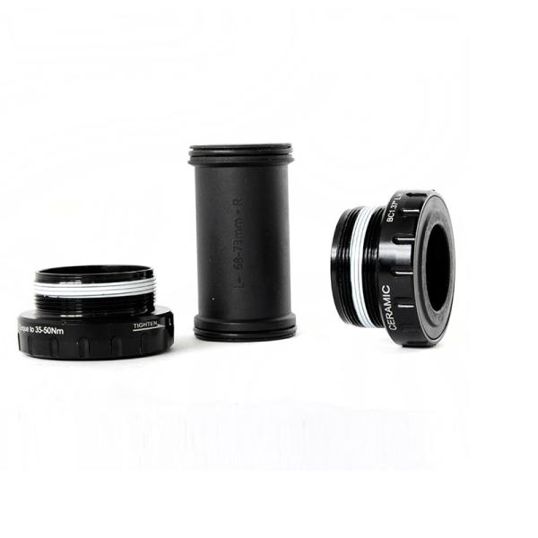 68-73mm AL7075 Aluminum PE Ceramic Bearing 24mm Press-Fit Road Folding Bike Bottom Bracket