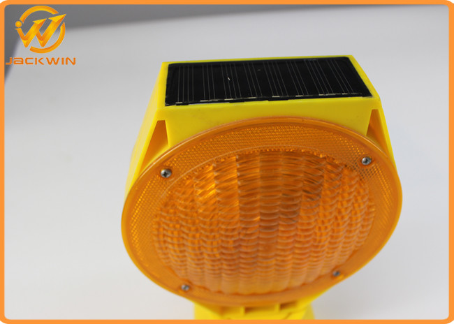 LED Strobe Solar Traffic Warning Lights High Intensity PP Traffic Safety Equipment