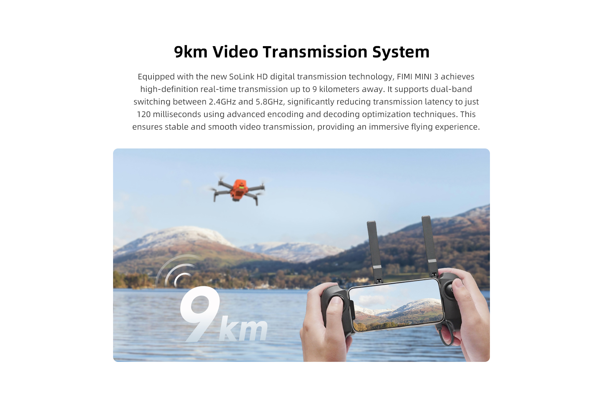 Lightweight Folding Body Drone Experts One Battery For Fimi X8 Mini3 Drone Multiple Safeguards Strong Wind Resistance