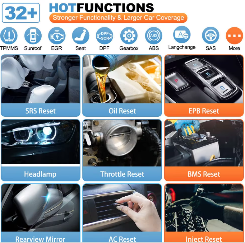X-431 PRO Automotive Diagnostic Scanner with Online Firmware Updates, Bluetooth/USB Connectivity, and DTC Reading