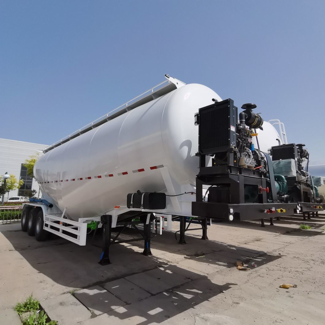 Cement/Lime/Coal Ash/Soda Powder Storage Transport Vessel Tank Semi Trailer