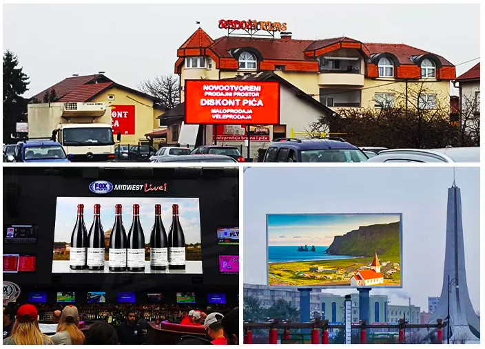 P5 P6 Giant Led Screen Panel Outdoor Led Display Full Color