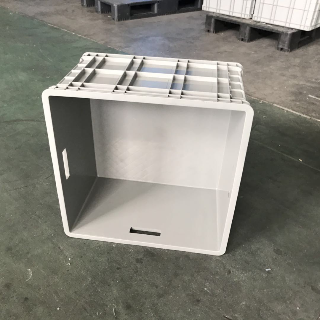 Solid Compact Cube Euro Stacking Containers 50ltr Polypropylene Material