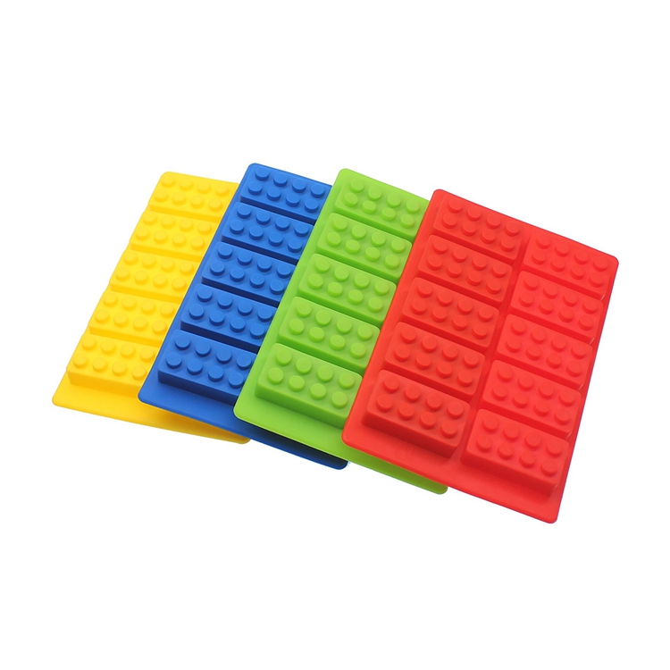 Amazon Cool Big Giant Large Lego Ice Tray Block Silicone Molds Ice Cube Mould for Drinks
