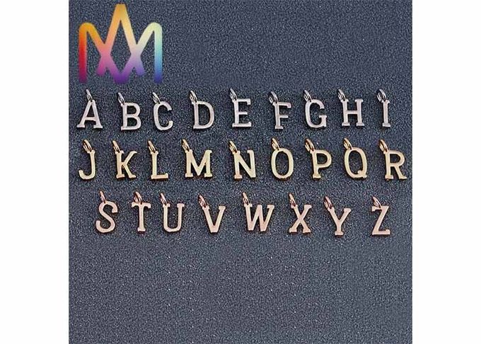 DIY Accessories Copper Alphabet Letter Necklace Charms