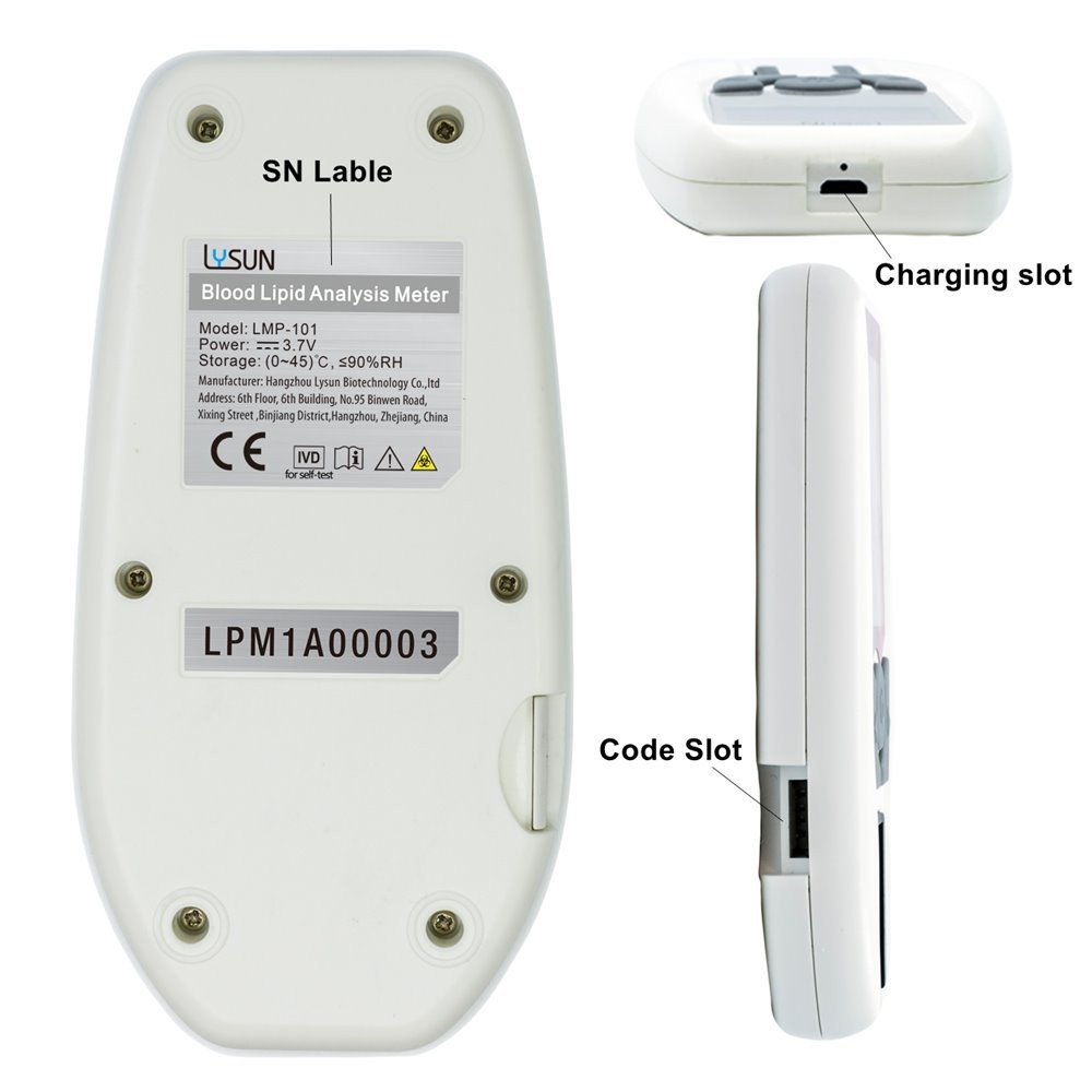 3 In 1 Blood Lipid Test Strip Total Cholesterol, Triglycerides, High Density Lipo-protein TC/TG/HDL/LDL For POCT Analyzer