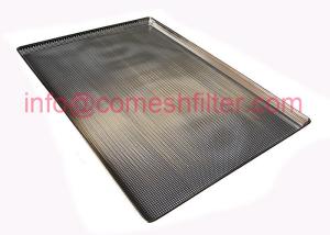 Buy cheap SS Screen Rectanglar Perforated Tray , Stainless Steel Mesh Tray product