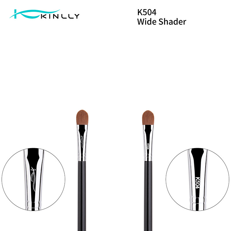 Brown Hair Wooden Handle 1pcs Pencil Eyeshadow Brush