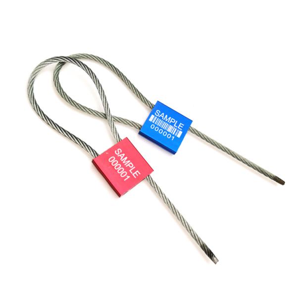 3.5mm Cable Diameter Colored Cable Seals 10.2KN US-CC351 For Truck