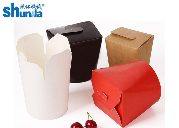 Flexo Printing PE Coated Paper Donner Box For Takeaway Packaging