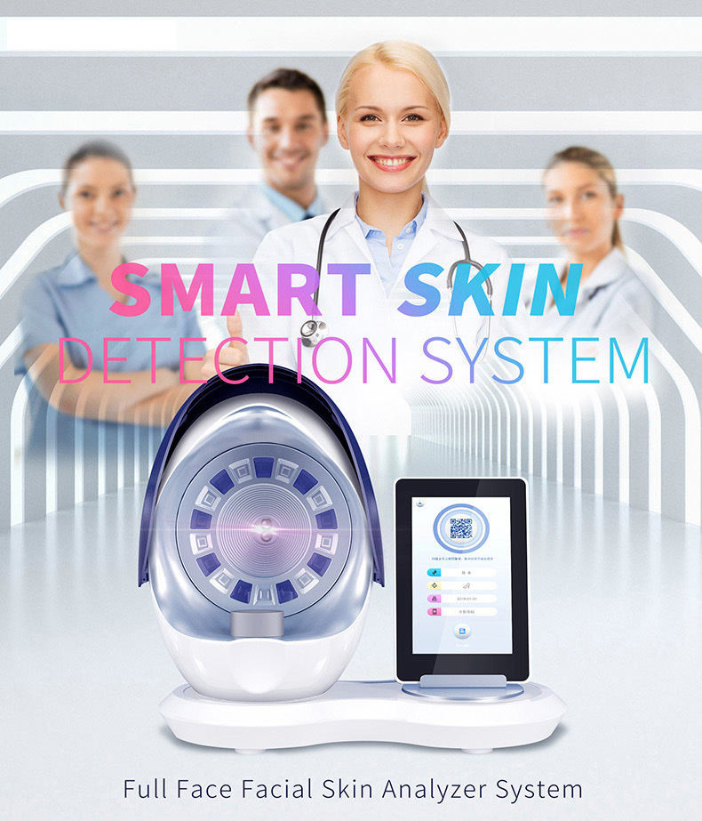 CE Approval 32G Magic Mirror Skin Analyzer 12 Million Pixels 15 Inch Screen