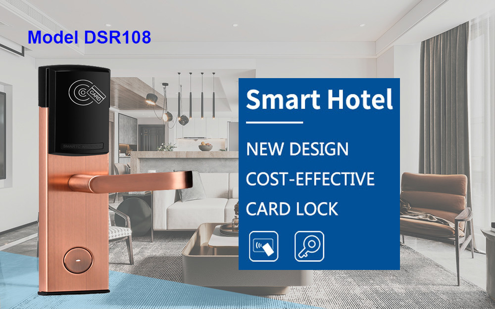T5577 Rfid Card Door Lock 125khz Smart Lock Door Handle