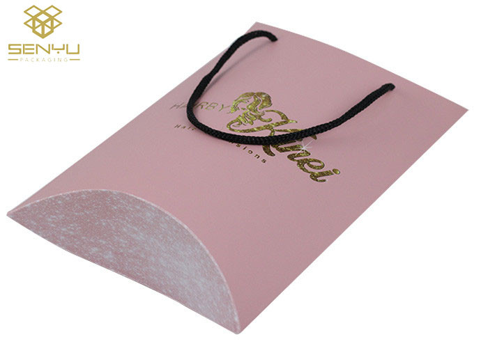 Art Paper Jewelry Box Packaging Hair Extension Pillow Packing Customized Printing