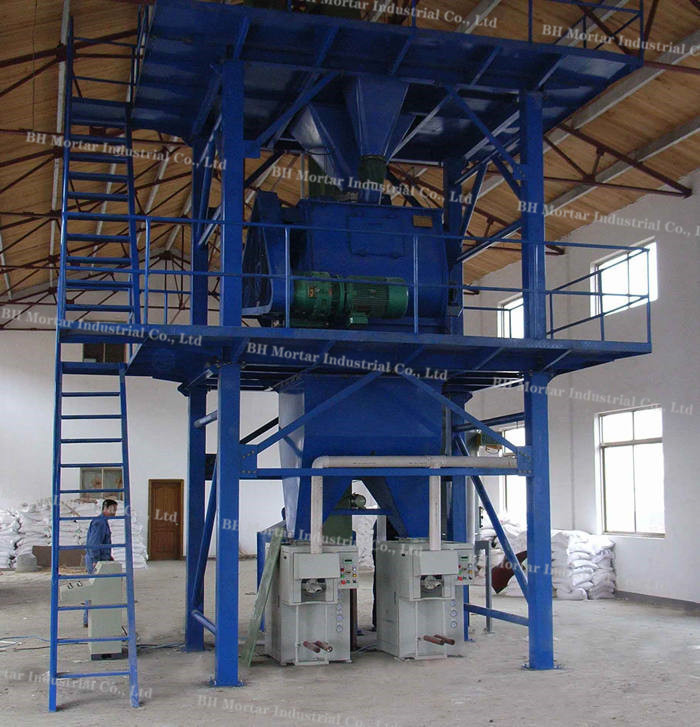 Semi Automatic Dry Mix Plant 5 - 8 T/H For Skim Coat / Grouting Mortar