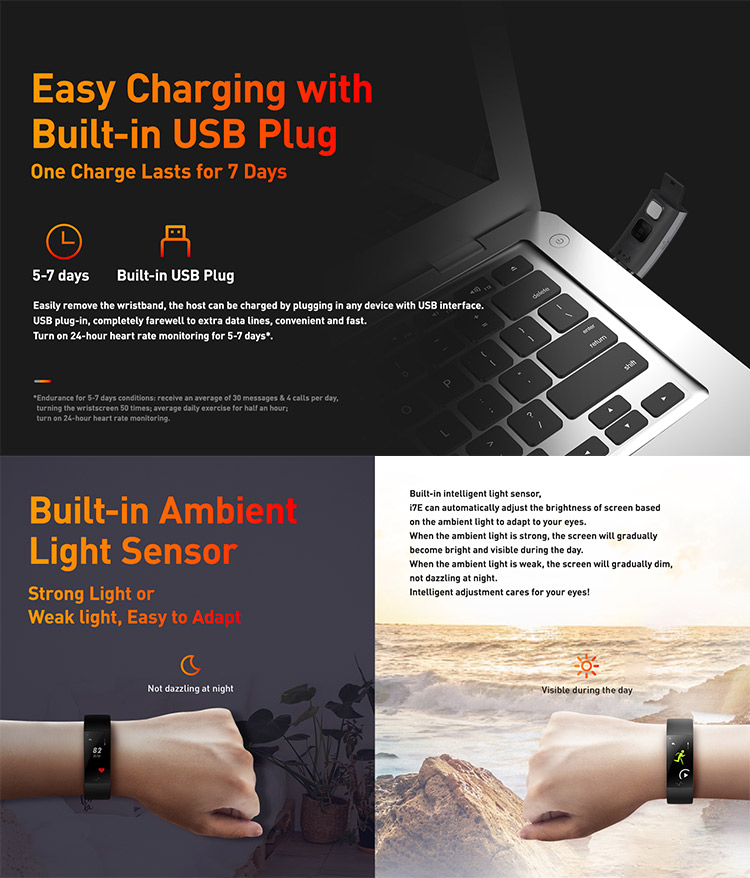 Smart Band Oled Touch Screen ECG Sensor Smartwatch