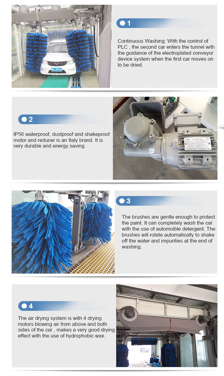 Effective Tunnel Car Washer Pressure Washing Vehicle Equipment Solutions