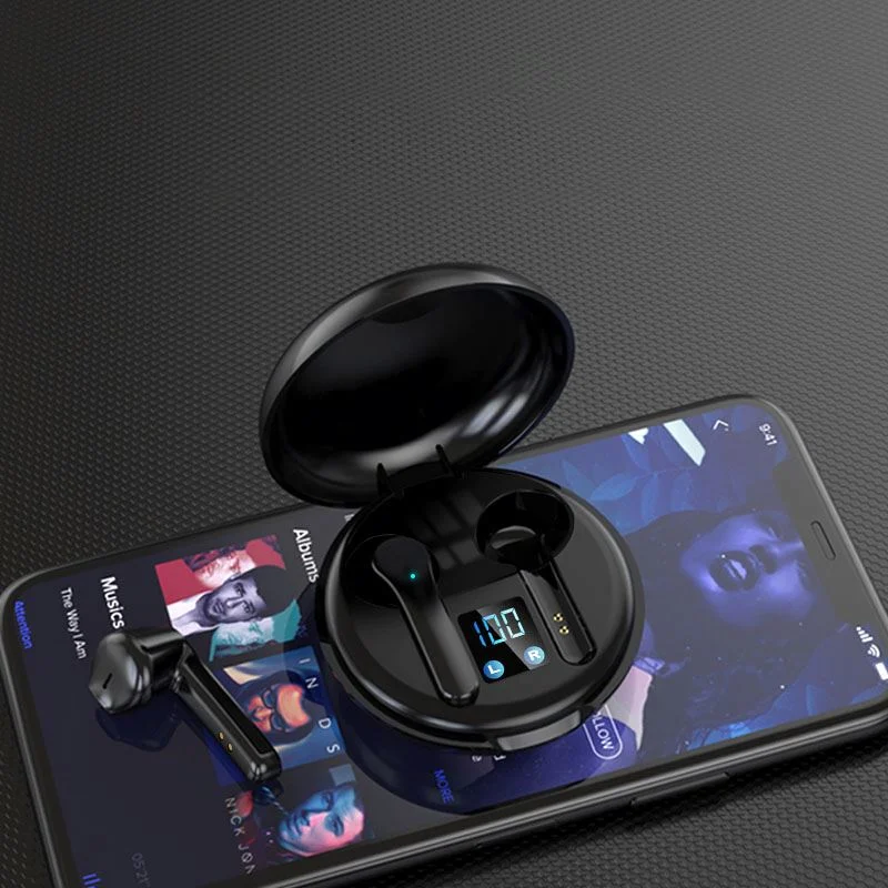 Tws Js82 Bluetooth Wireless 5.0 Headset Headphone Earphone Earbuds