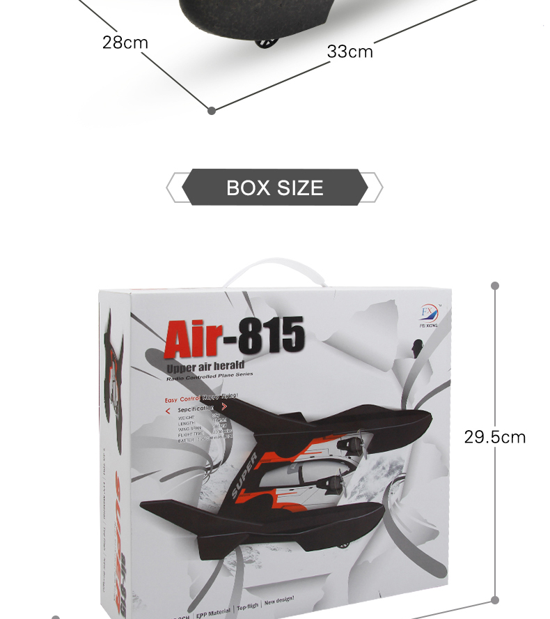 Durable and State of Assembly Toys Outdoor Rc Plane Remote Control Airplane 2.4ghz 2 Channels Rc Airship Black Foam Flying Toy