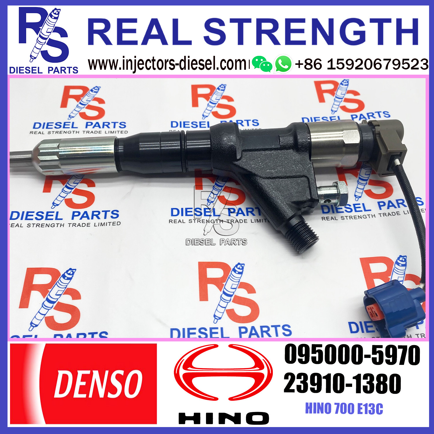 095000-5970 Common Rail Fuel Injector 095000-5971 095000-5972 23670-E0360 23910-1380