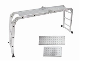 Multi Position Aluminum Extension Ladder Anti Rust EN131 - 4 Certificated
