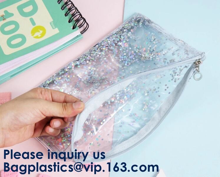 Window Makeup Cosmetic Bag Aluminum Foil Zip Lock EVA PVC Travel Accessorie,OEM and ODM Orders are welcome