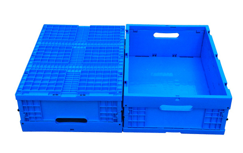 Auto Plastic Logistics Box High Load Auto Parts Foldable Solid Box Heavy-Duty Recyclable PP Plastic Crate Logistic Stackable Crate