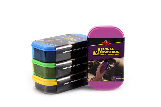 Cleaner Dashboard Shine Sponge Car Care Auto Interior Cockpit Sponge Cleaning Sponge With Different Fragrances