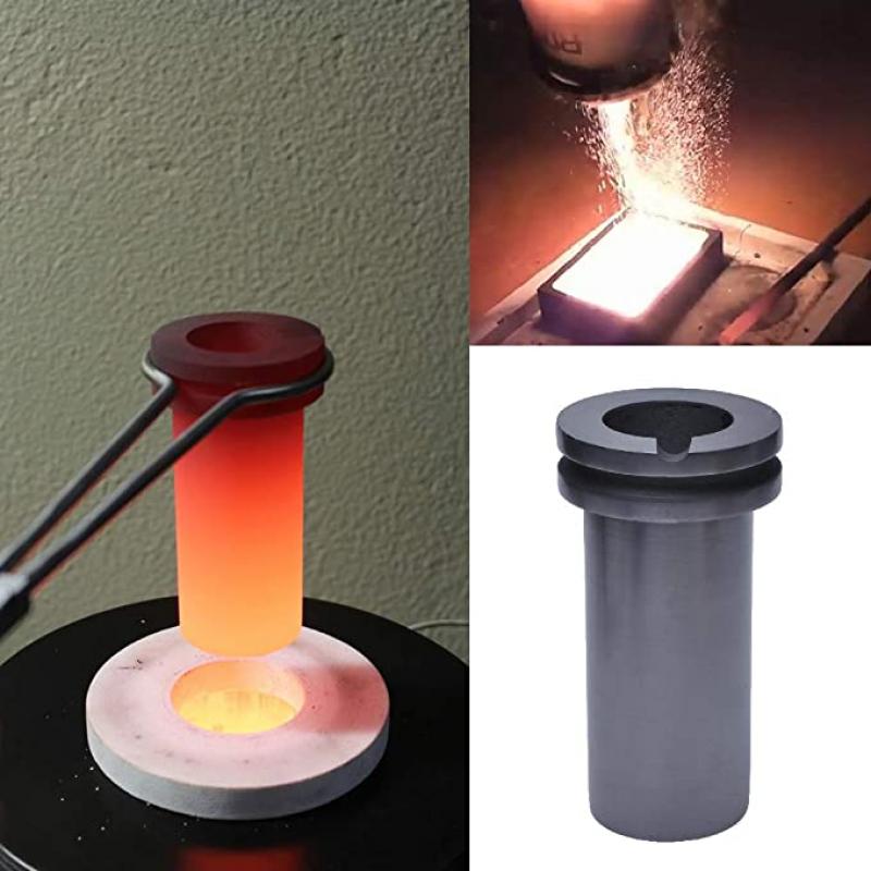1kg/2kg/3kg tabletop High Purity Graphite Crucible For Jewelry Metal Melting