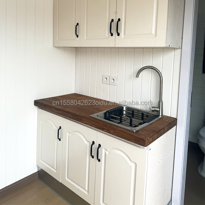 Chinese Design Style EU 20ft Wooden Houses Garden Prefabricated Houses Modern luxury prefab house Steel Structure