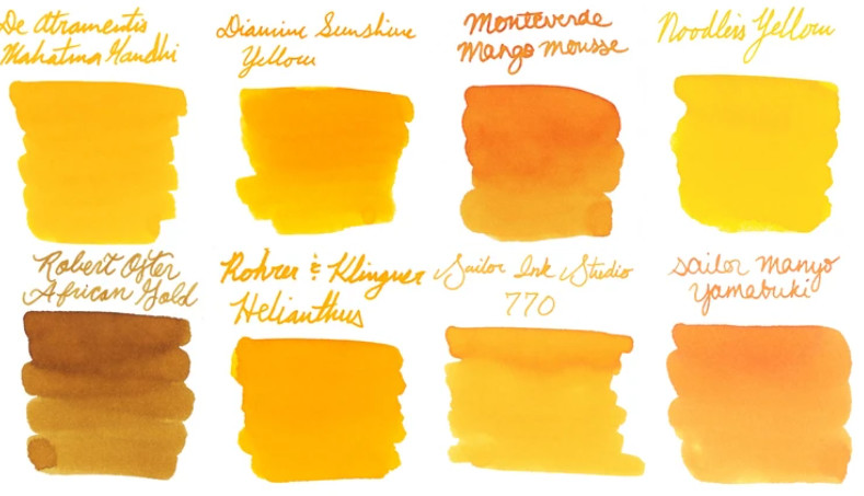 120ML 260ML Bright Yellow Tattoo Ink Non Toxic Organic Tattoo Pigment