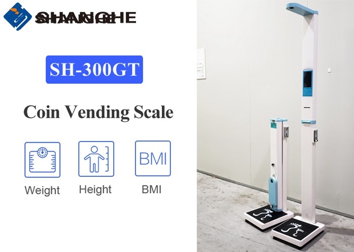 Electronic Coin Operated Vending Scale For Height Weight
