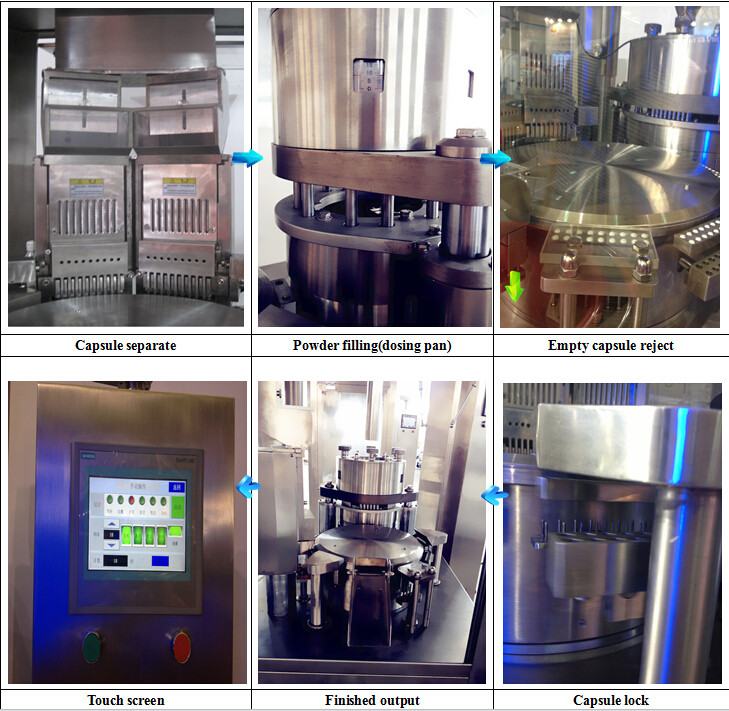 NJP-2000C High Output Automatic Capsule Filling Machine Water Cycling Vacuum Pump