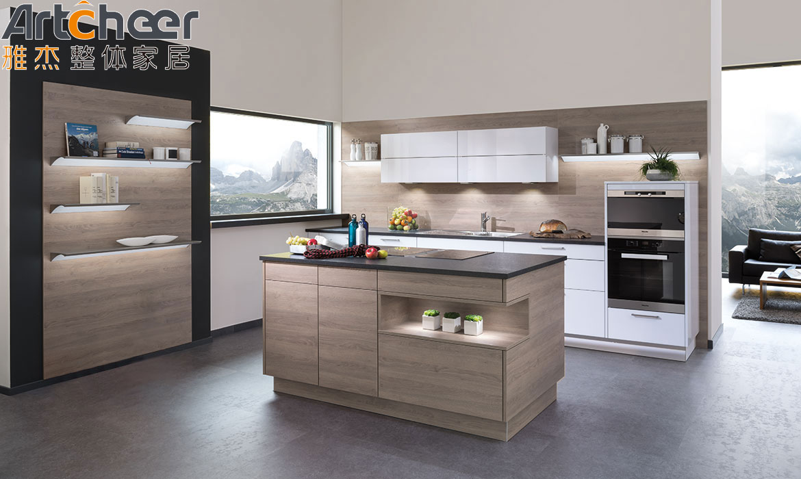 Modern Plywood Kitchen Furniture Set Cabinet for Full Pantry Storage in High Demand