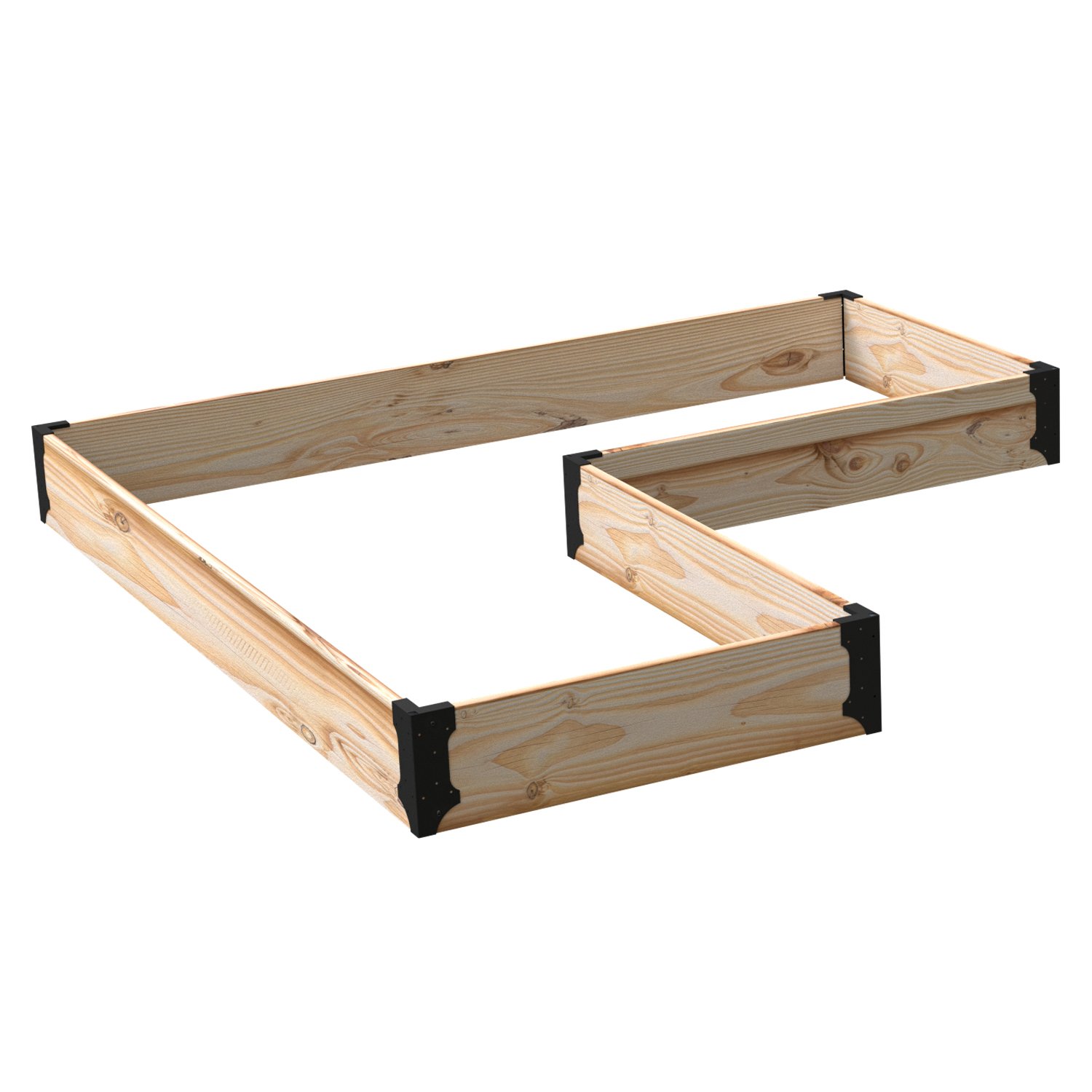 Standard Offered Customized Raised Garden Plant Bed with 4 Pcs Metal Corner Brackets