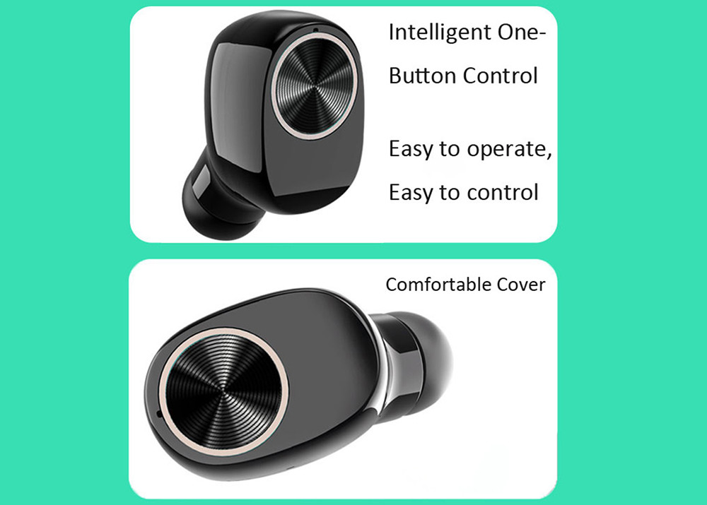 Automatic Pairing Bluetooth Stereo Earphone , Smatphone Wireless Music Earphone