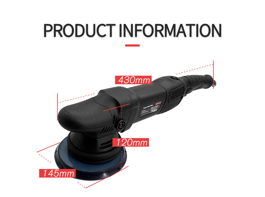AC 220V Sponge Pad Automotive Buffer Polisher For Car Detailing