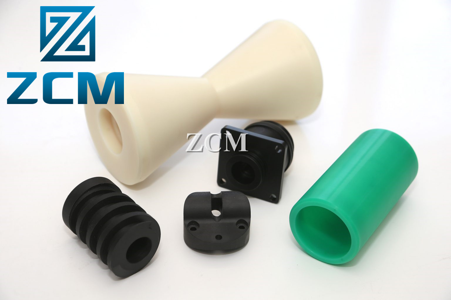 ISO9001 2008 POM 13mm Height CNC Plastic Machining