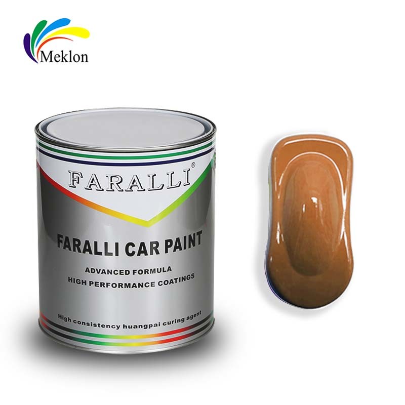 1K Copper Pearl Car Paint Glossy Finish Chemical Resistant Stable