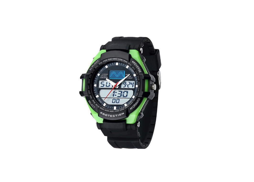 Plastic Chronograph Children'S Digital Watch Digital Timepieces With TPU Strap
