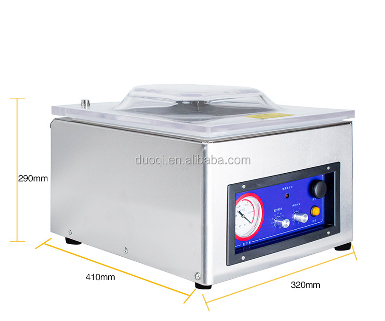 110V DUOQI DZ-260E Single Chamber Vacuum Sealer Packaging Machine with Easy Operation