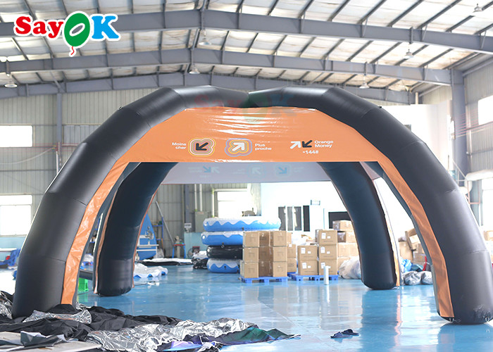 Custom PVC 7x4m Inflatable Air Tent Support Structure Blow Up Spider Tent