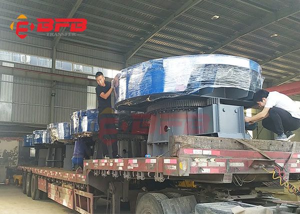 20m/Min Workshop 50T Motorized Turntable Platform