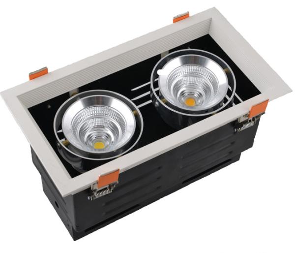 Retrofit Recessed Cob Led Ceiling Downlights , Waterproof Twins LED Spot