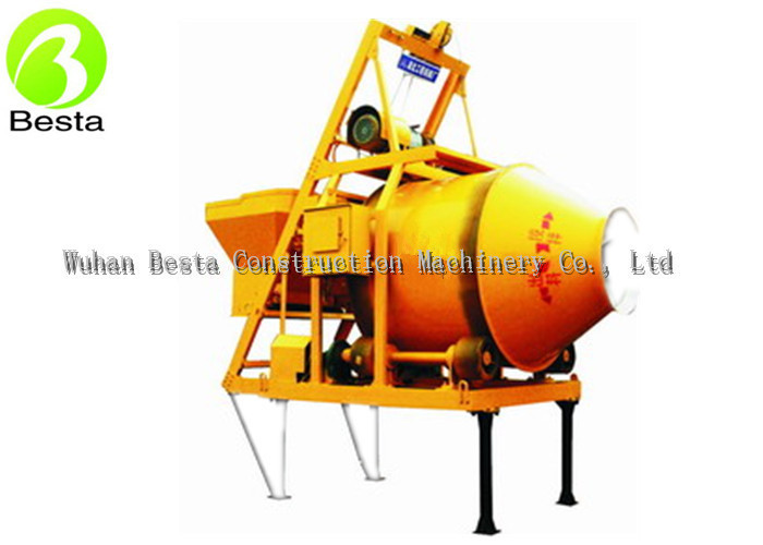 Mobile 1200ltr Small Electric Concrete Mixer Machine Double Conic Reversing Drum