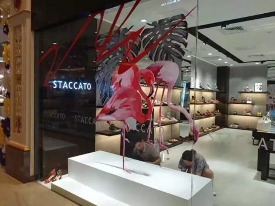Eco-solvent Printing Super Clear Transparent Window Film Promotional Self Adhesive Window Sticker Vinyl Materials