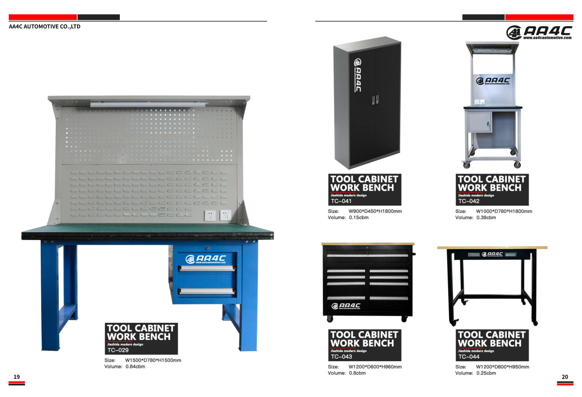 garage workshop industrial heavy duty metal steel tool cabinet aluminum work table