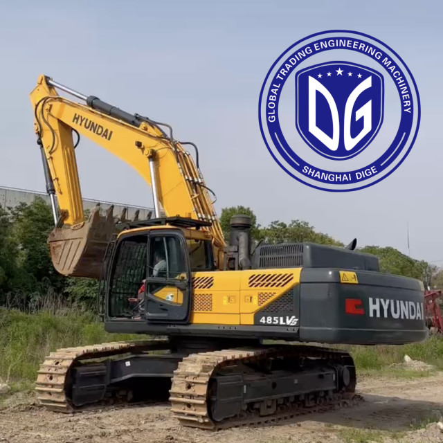 Innovative R485 Used Hyundai Excavator 48.5 Ton Hyundai Hydraulic Excavator