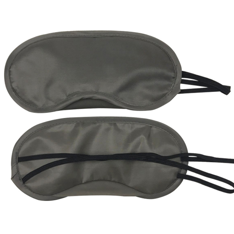 Polyester 3D Sleeping Eye Mask Silk Screen Imprint Blackout Eye Covers
