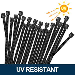 black cable ties
